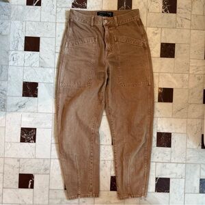 Veronica Beard Charlie Barrel Leg Jeans, size 27